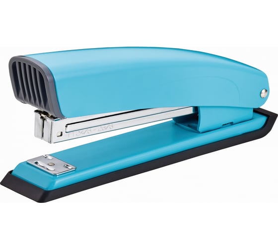 Изображение товара Степлер KW-Trio 055C6BLUE 24/6 26/6, 20 листов, встроенный антистеплер, голубой, 210 скоб, металл/пластик 1954941