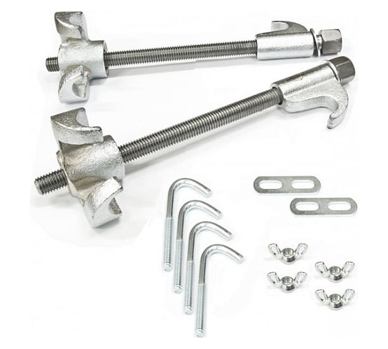 Изображение товара Стяжка съемник пружин амортизаторов 300мм с фиксирующими крючками AIST 67211212-M 00-00003839