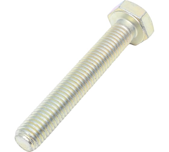 Изображение товара Болт ЦКИ DIN 933, М10x65 мм, 5.8, цинк, SW 17, 100 шт. 26462