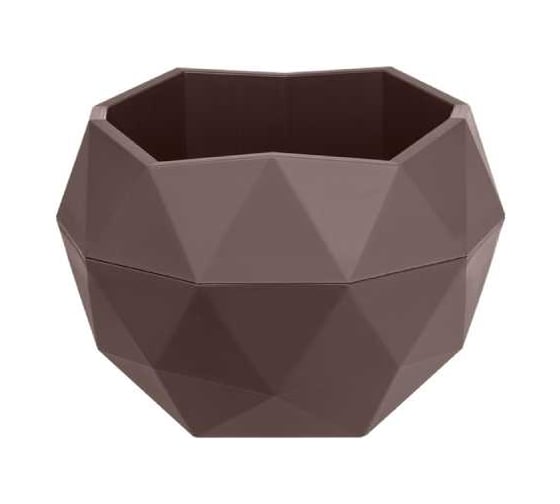 Изображение товара Кашпо bmc КШ-9801 Топаз Мокачино d21,8 h15см 2,5л 070178