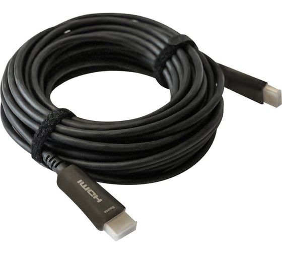 Изображение товара Кабель аудио-видео DIGMA HDMI 2.0 AOC HDMI (m)/HDMI (m) 50м. позолоч.конт. черный (BHP AOC 2.0-50) 1196935