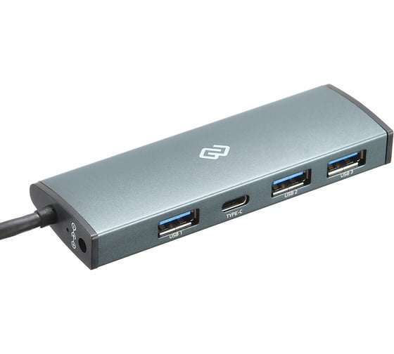 Изображение товара Разветвитель DIGMA USB-C HUB-3U3.0С-UC-G 4порт. серый 1088650