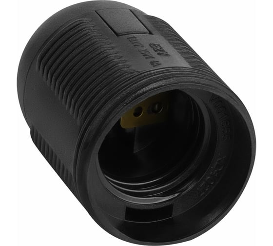 Изображение товара Патрон duwi E27 подвесной фиг.резьба черный 24529 2