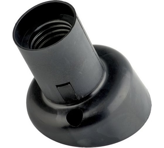 Изображение товара Патрон duwi E27 настенный, гладкий, черный 24536 0