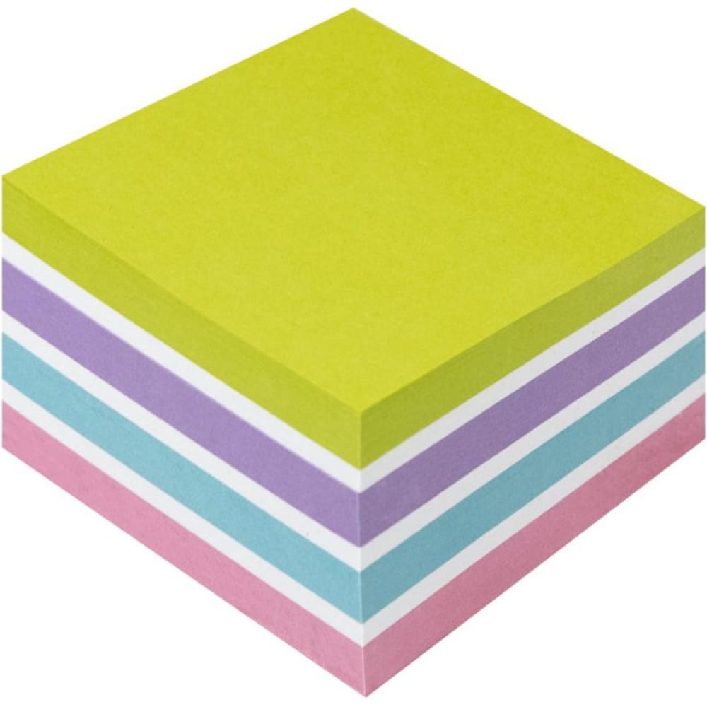 Стикеры Kores, цвет 5 1536756 cubo пастельный, 75x75 мм, 450 л, 4 цвета 47463 - фото 1