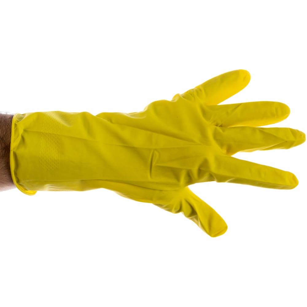 Хозяйственные резиновые перчатки AVIORA перчатки хозяйственные винил одноразовые неопудренные s 100 шт 8787