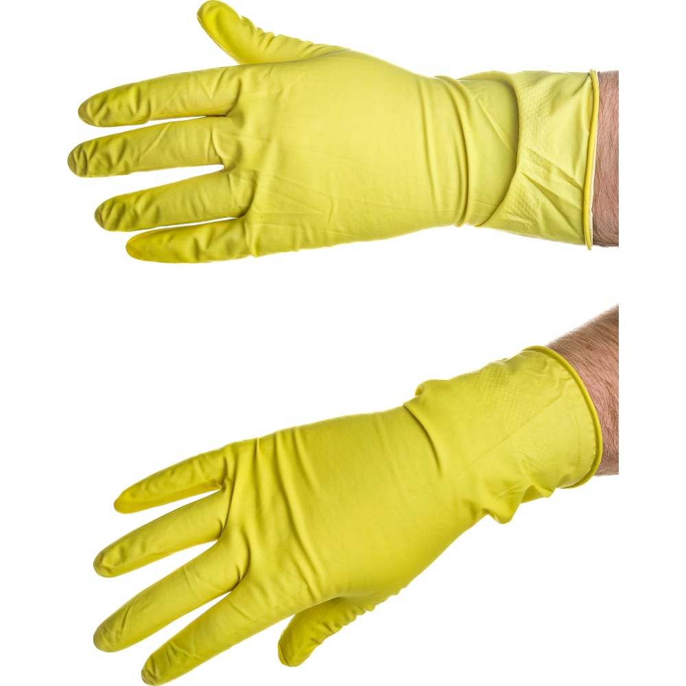 Хозяйственные резиновые перчатки AVIORA перчатки хозяйственные резина l 2 шт марья искусница y4 5273