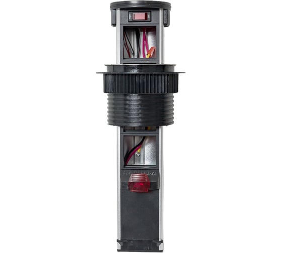 Изображение товара Встраиваемая мини-колонна EKF с беспроводной зарядкой 15 Вт, 8 модулей C-Line cl-vmkwс-8-s