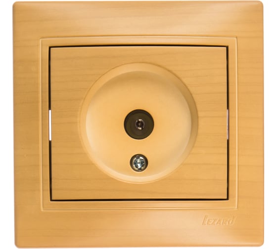 Изображение товара Телевизионная розетка LEZARD MIRA оконечная ясень 701-4747-130