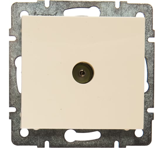 Изображение товара Телевизионная розетка LEZARD RAIN оконечная крем 703-0388-130