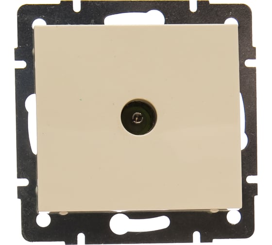 Изображение товара Телевизионная розетка LEZARD RAIN проходная крем 703-0388-129