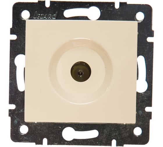 Изображение товара Телевизионная розетка LEZARD KARINA проходная крем 707-0388-129