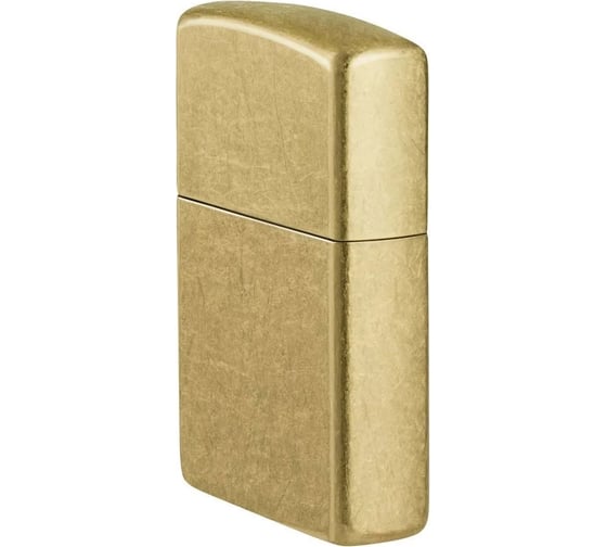 Изображение товара Зажигалка Zippo Classic с покрытием Street Brass, латунь/сталь, золотистая, 38x13x57 мм 48267