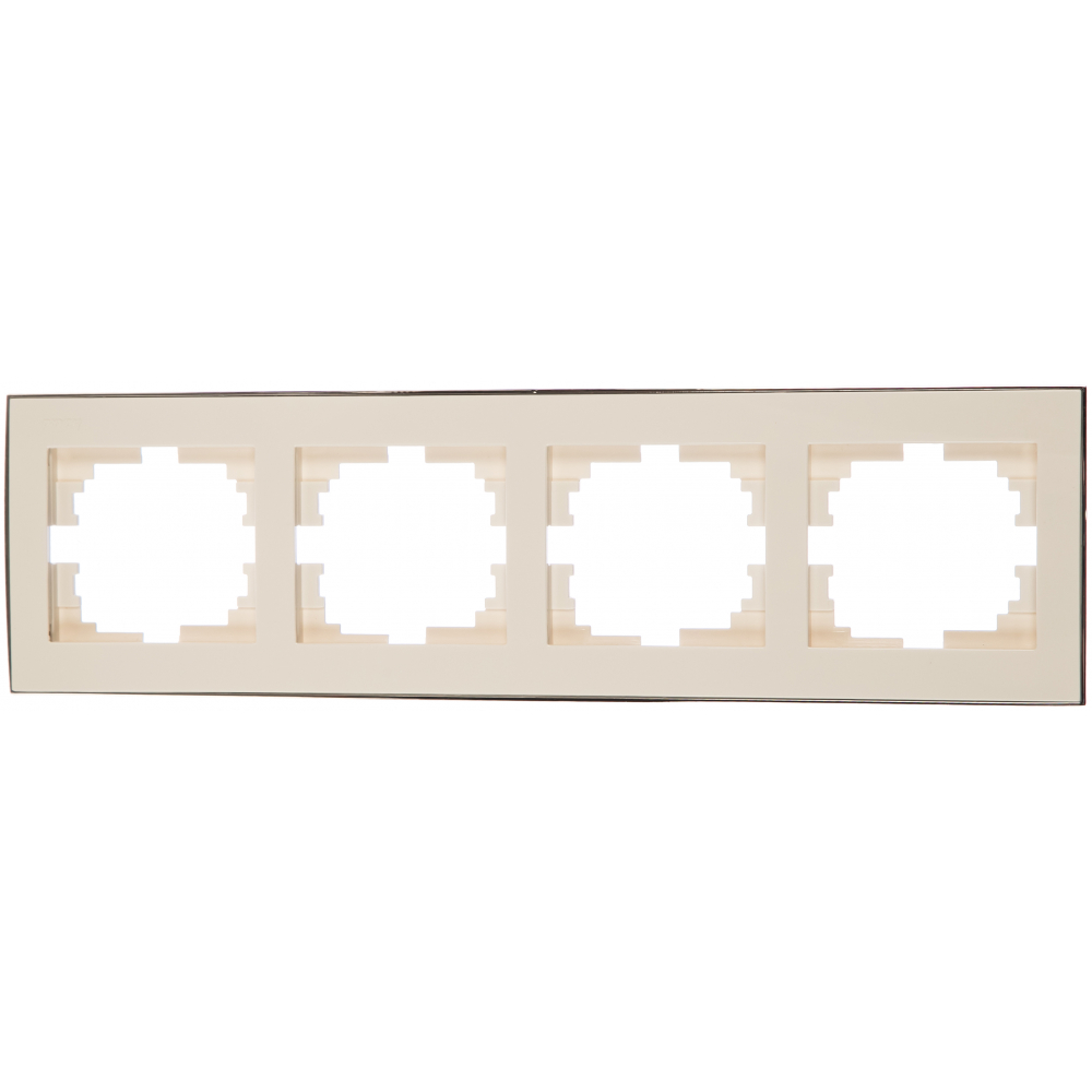 Четырехместная горизонтальная рамка Lezard стеллаж перегородка парус 1160х2026х356 белый