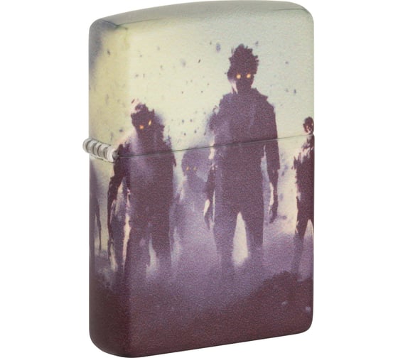Изображение товара Зажигалка Zippo Zombie Design с покрытием 540 Matte, латунь/сталь, белая, матовая, 38x13x57 мм 49807
