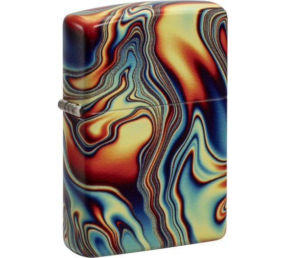 Изображение товара Зажигалка Zippo Swirl с покрытием Glow In The Dark Green, латунь/сталь, разноцветная, 38x13x57 мм 48612