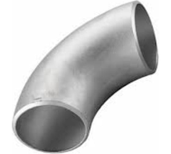 Изображение товара Стальной отвод МЕТАЛЛСЕРВИС крутоизогнутый оцинкованный дн76x3,5 (ду65) безшовный под приварку гост 17375-2001 1211444