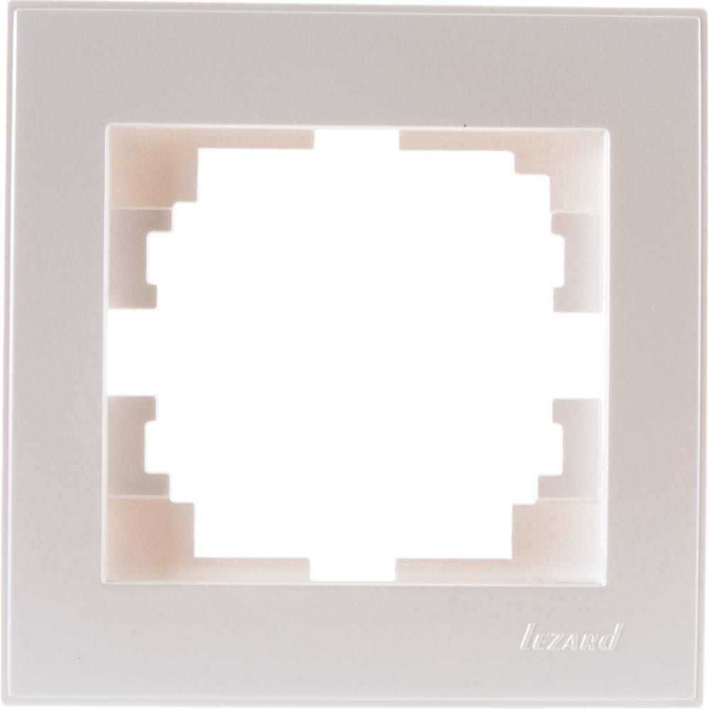 Горизонтальная рамка Lezard рамка для розеток и выключателей горизонтальная таймыр 2 поста бежевый