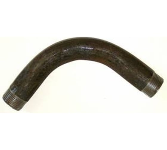 Изображение товара Стальной отвод МЕТАЛЛСЕРВИС гнутый двухрезьбовой ду15 (дн21,3x2,8) из труб по гост 3262-75 1211363