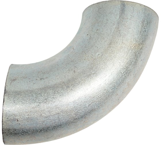 Изображение товара Стальной отвод МЕТАЛЛСЕРВИС крутоизогнутый оцинкованный дн57x3,5 (ду50) безшовный под приварку гост 17375-2001 1211442