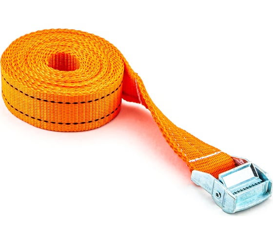 Изображение товара Ремень крепления груза  35мм, 800кг, стальная пряжка, 5м TOPAUTO РКП085