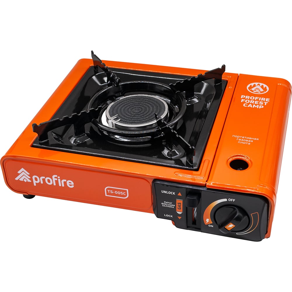 Изображение товара Туристическая газовая плита PROFIRE forest camp ceramic ts-005c для походов и кемпинга