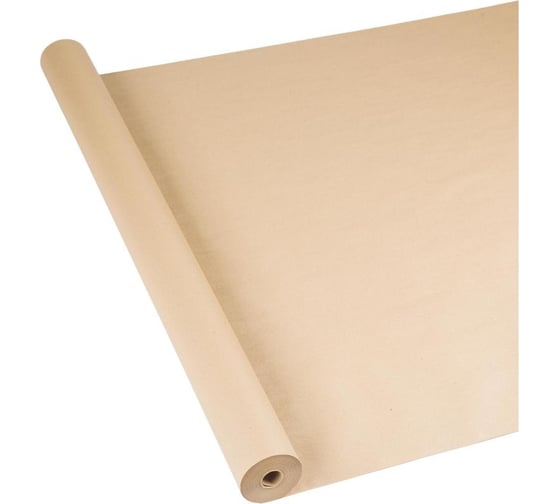 Изображение товара Крафт-бумага ООО Комус мешочная, в рулоне, 0,84м х10м, 80 г/м2 1348381