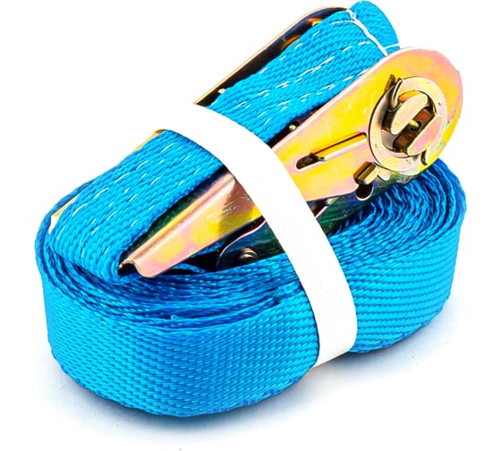 Изображение товара Ремень крепления груза ТОП АВТО ПРО, 25мм ПОЛИЭФИР, 800/1600 кг, 8м TOPAUTO РК088-ПЭ