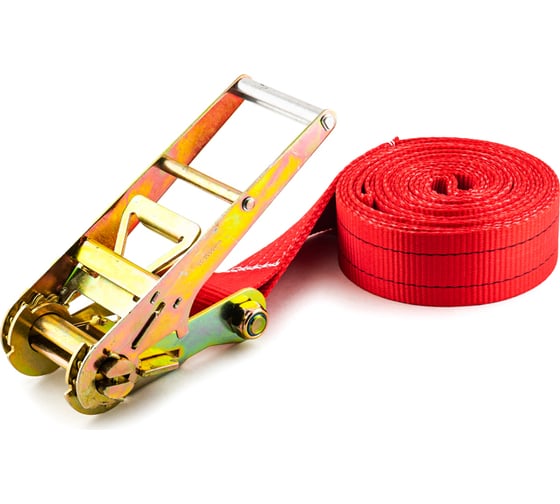 Изображение товара Кольцевой ремень крепления груза ТОП АВТО, 55мм, 10м механизм 230 мм каленый TOPAUTO КРК1010