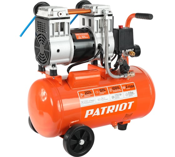 Изображение товара Поршневой безмасляный компрессор PATRIOT WO 24-220 525301920
