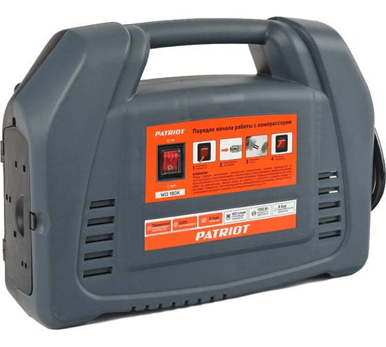 Изображение товара Поршневой безмасляный компрессор PATRIOT WO 180K 525301905