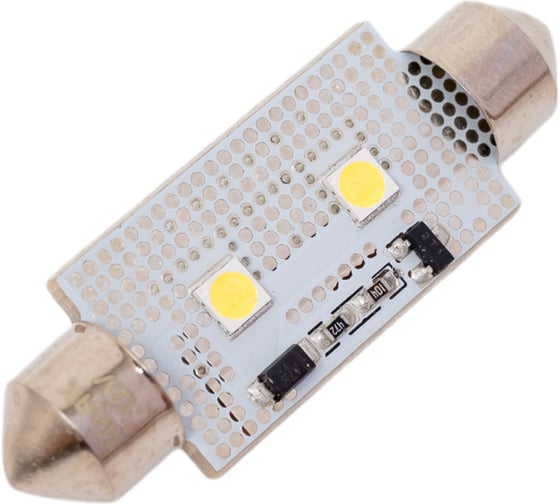 Изображение товара Автомобильная светодиодная лампа МАЯК T11x41/C5W патрон SV8,5 для освещения салона, багажника, номерного знака 12T11x41/CAN06/2BL