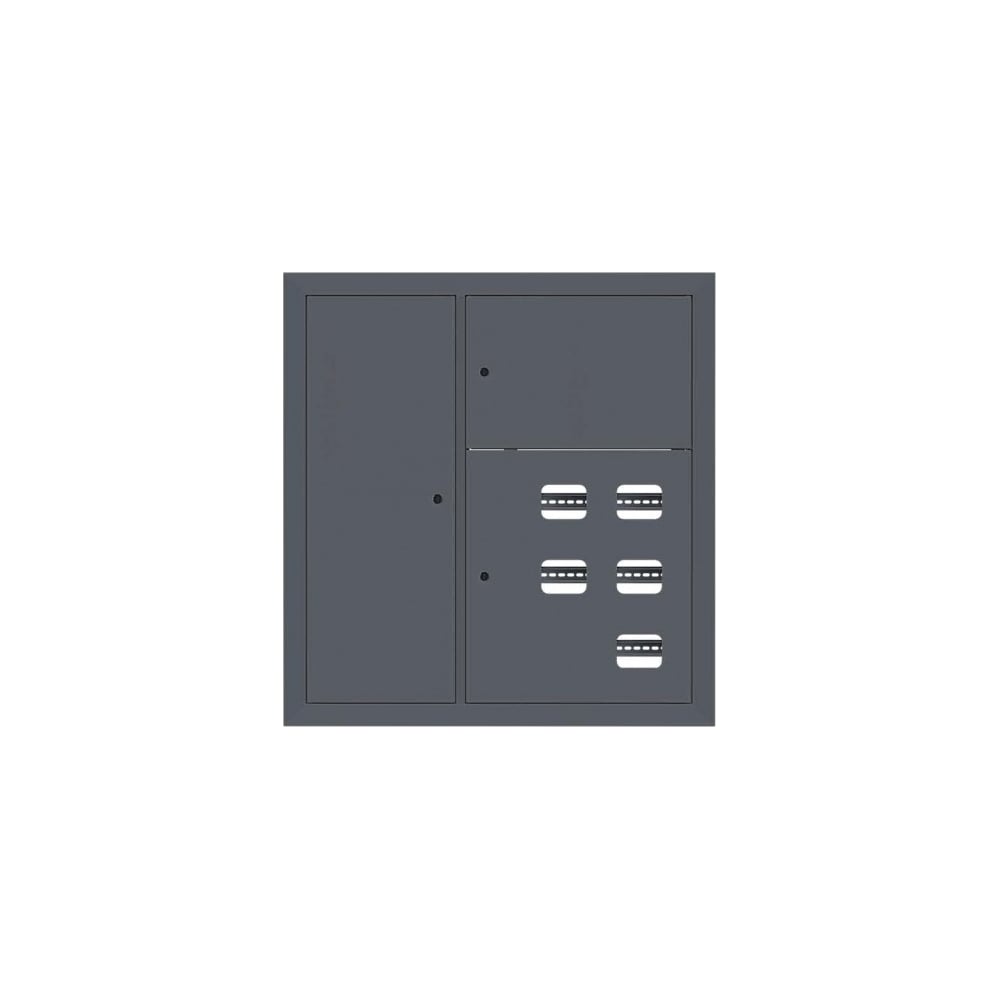 Этажный щит EKF 5 кв, слаботочка слева RAL7016, 1000x950x150, PROxima mb29-v-5z-ral7016