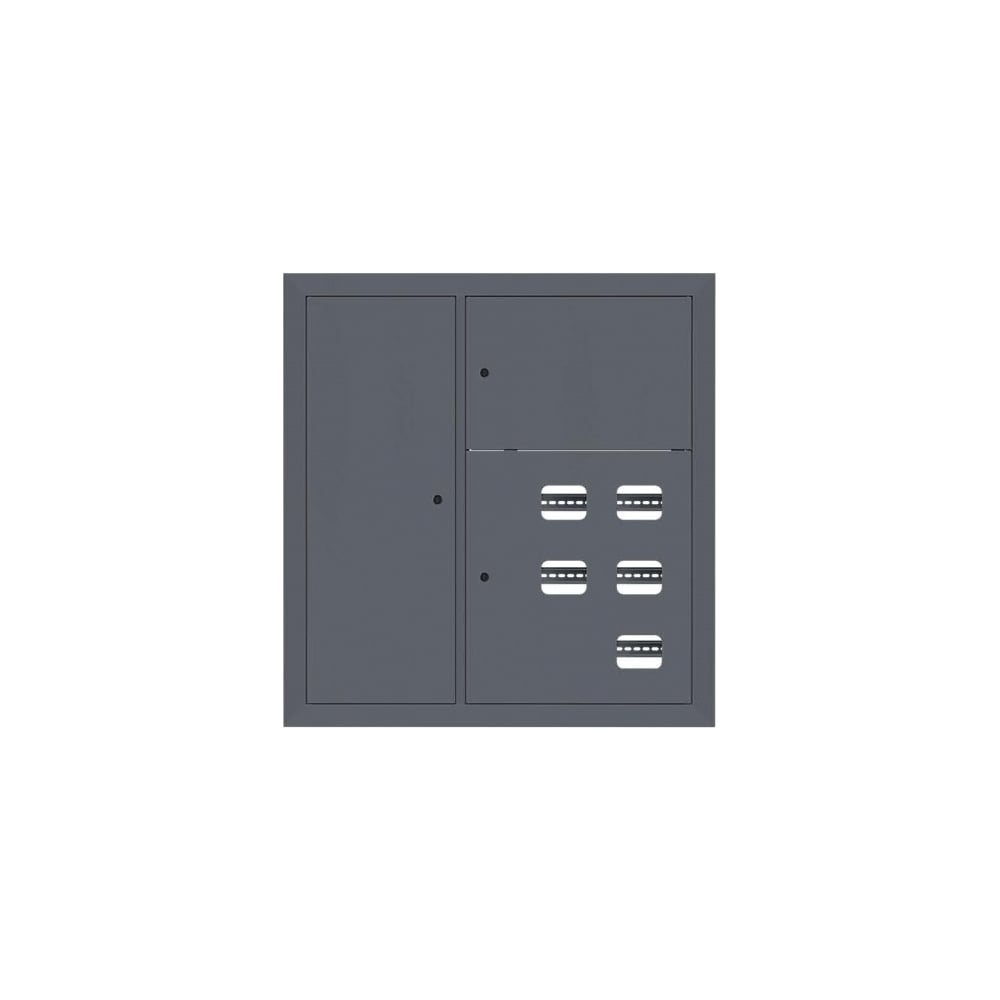 Этажный щит EKF 5 кв, слаботочка слева RAL7024, 1000x950x150, PROxima mb29-v-5z-ral7024