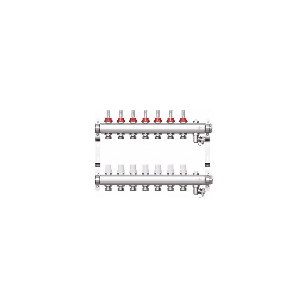 Изображение товара Коллекторная группа STI со встроенными расходомерами из нержавеющей стали 7 контуров