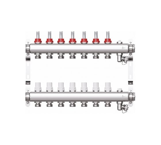 Изображение товара Коллекторная группа STI в сборе со встроенными расходомерами, из нержавеющей стали 1x7 вых. евроконус 3/4 ТТ000013670