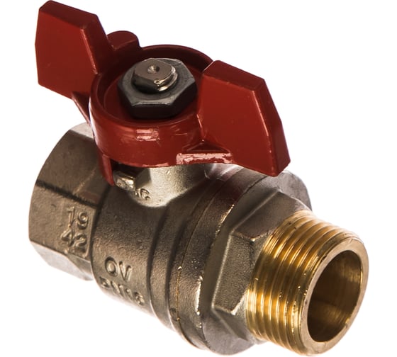 Изображение товара Шаровой кран Oventrop Optibal, полнопроходной, DN-20, 3/4", НВ, PN 1076306