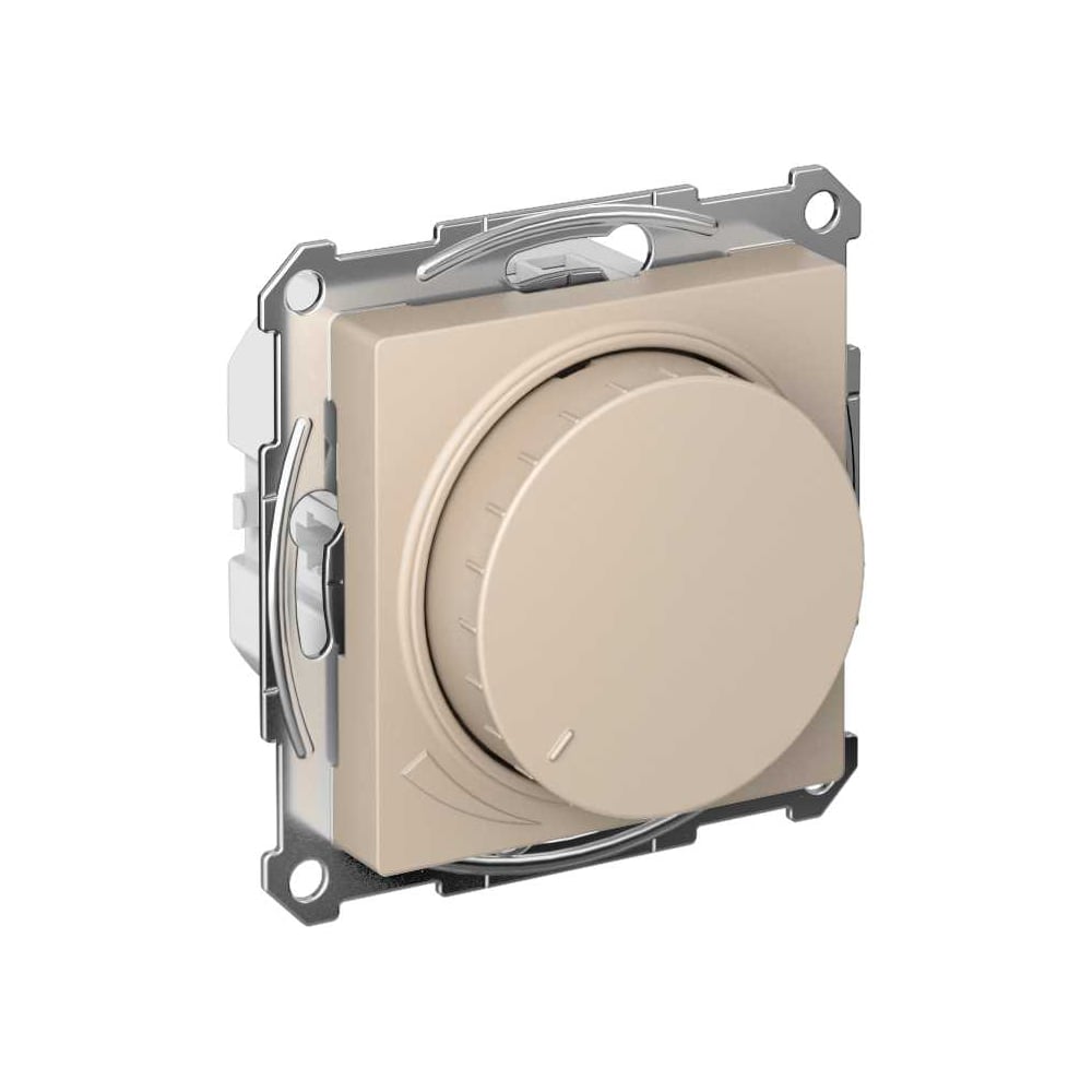 Изображение товара Светорегулятор Systeme Electric Atlasdesign поворотно-нажимной для светодиодов