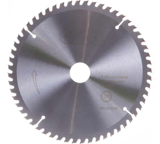 Изображение товара Диск пильный по ламинату 216x56x30/20 мм EDGE by PATRIOT 810010035