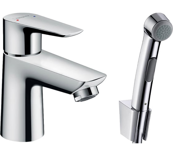 Изображение товара Смеситель для раковины HANSGROHE Talis E с гигиеническим душем 71729000 00000044065