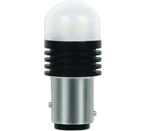 Изображение товара Автомобильные светодиодные лампы МАЯК T25/5, BAY15d, 6SMD (2835), AC12В, Super White, 2 шт. 12T25/5/BLK14/2BL