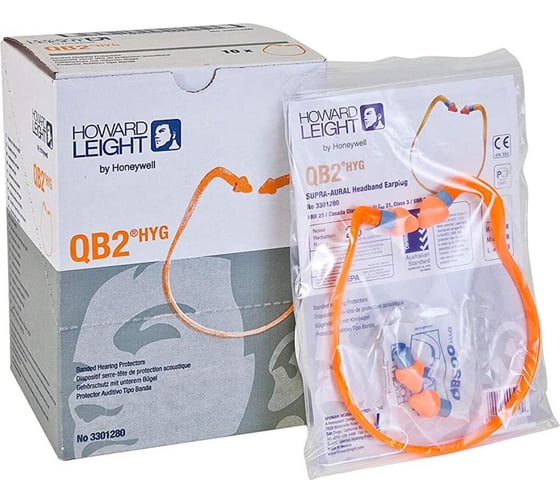 Изображение товара Беруши на ободке Honeywell Howard Leight QB2 HYG, 10 пар 3301280