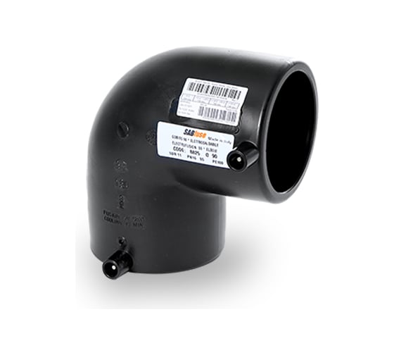 Изображение товара Электросварной отвод SABfuse 90 SDR11 PN16 PE100 D140 8025140000
