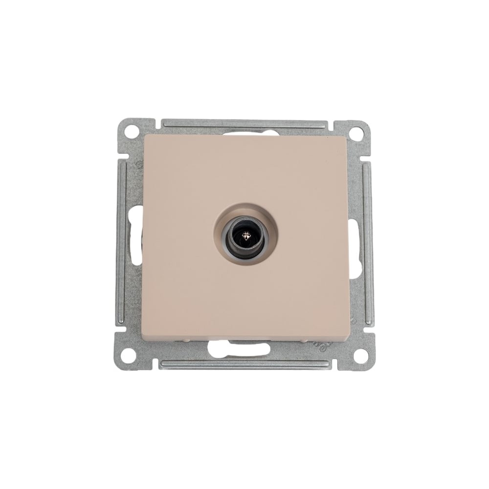 Изображение товара Проходная TV розетка Systeme Electric Atlasdesign песочный 1 гнездо