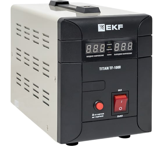 Изображение товара Электронный стабилизатор напряжения EKF TITAN -TF-1000 напольного исполнения stab-TF-1000