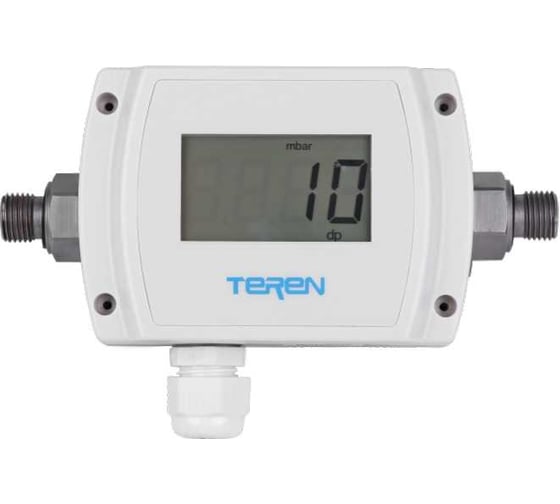 Изображение товара Датчик перепада давления выход RS485/Modbus RTU, 0-16 bar, 1/4 NPT, жк-дисплей Teren PDT8721