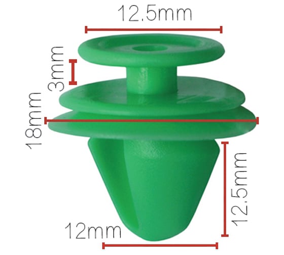 Изображение товара Клипса крепежная для а/м Lada Largus, Vesta обшивки двери 6001549265 10 шт Nord-Yada 909254