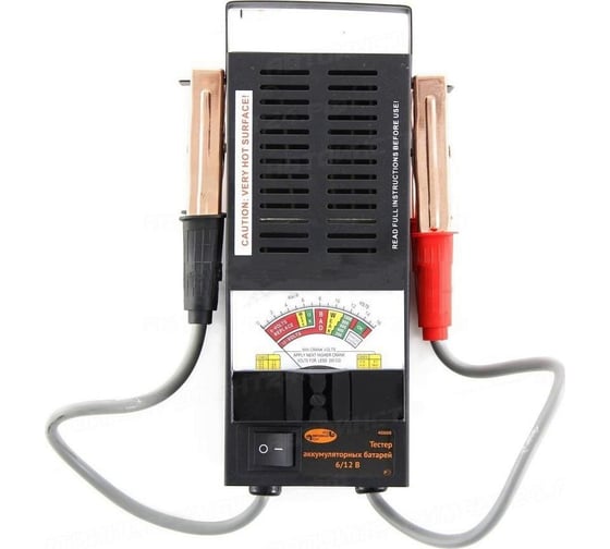 Изображение товара Нагрузочная вилка тестер АКБ АвтоDело 6/12 V.100 Ah 40600 10222