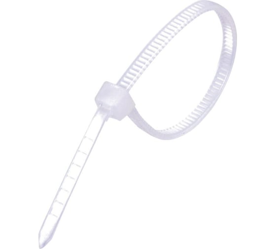 Изображение товара Нейлоновая стяжка хомут ExeGate CV66-350x7.5W нейлон 6.6, 350x7.5 мм, неоткрывающаяся, halogen free, -40C - +85C, белая, 100 шт. 293133