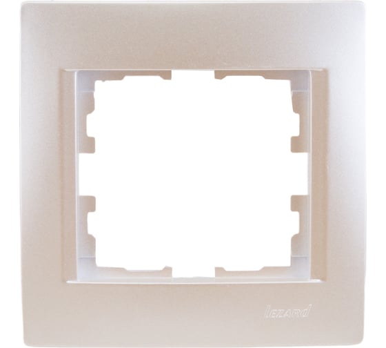 Изображение товара Горизонтальная рамка  LEZARD KARINA б/ вст жемчужно-белый перламутр 707-3000-146